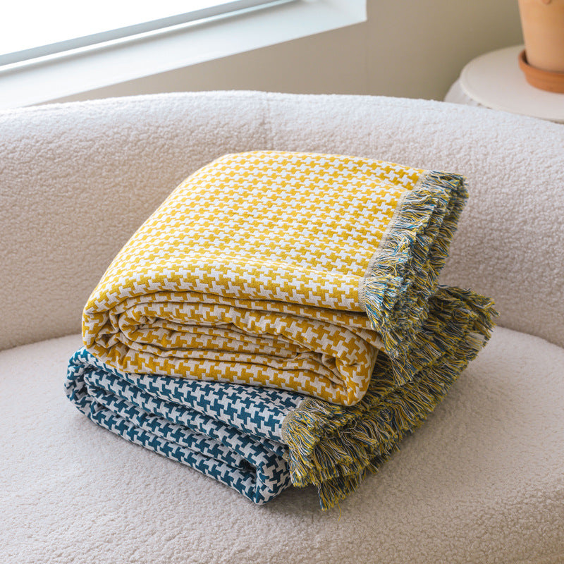 Cotton Four-Layer Gauze Blanket for All Seasons