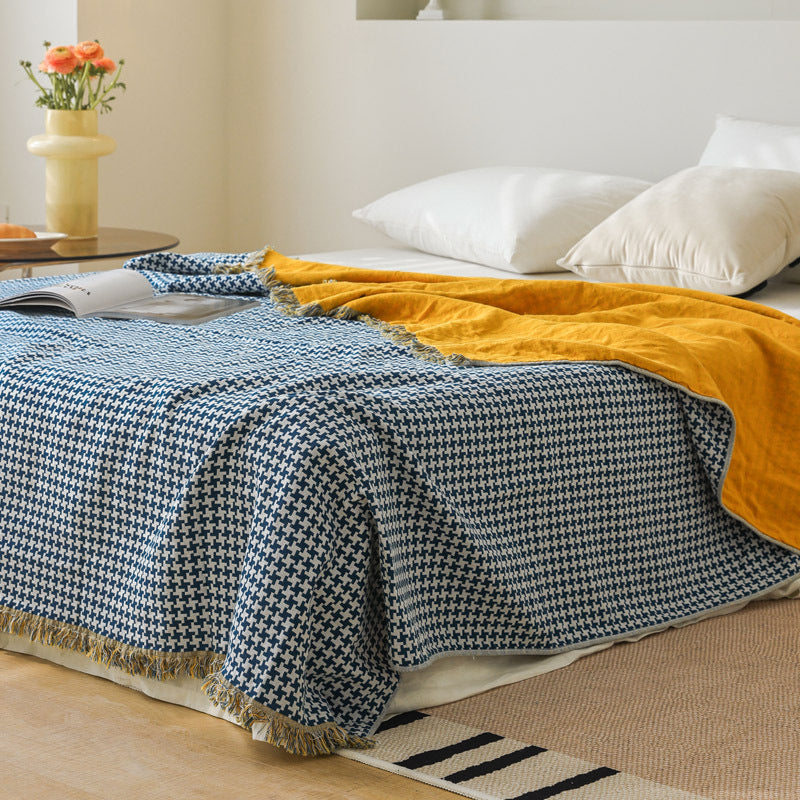 Cotton Four-Layer Gauze Blanket for All Seasons