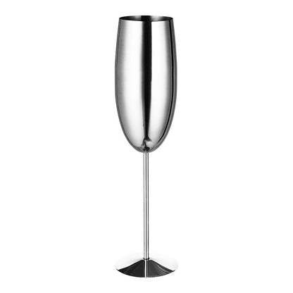 Luxury Champagne Flutes - Stainless Steel Cups