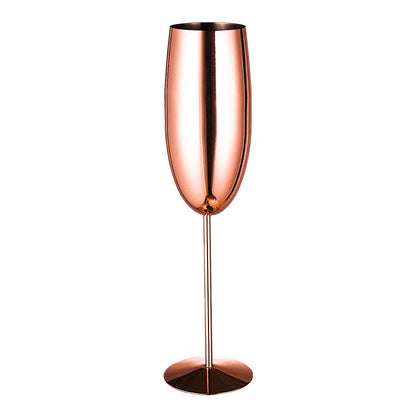 Luxury Champagne Flutes - Stainless Steel Cups