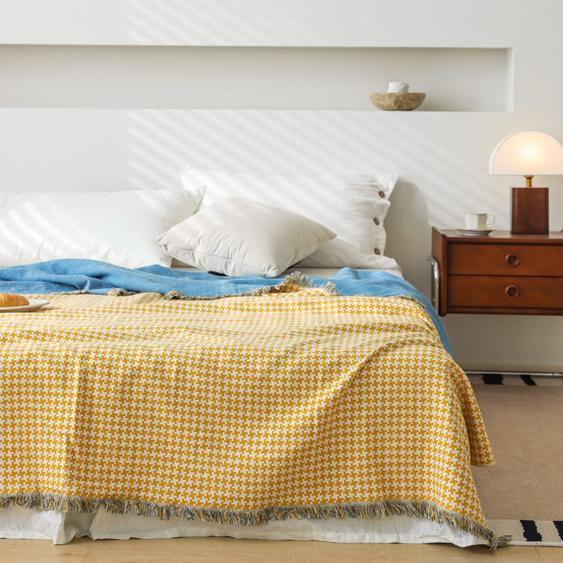 Cotton Four-Layer Gauze Blanket for All Seasons