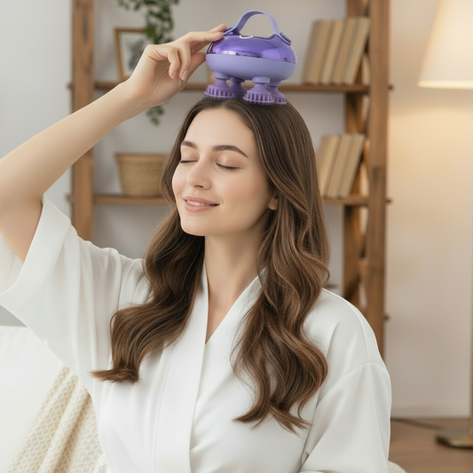 Electric Scalp & Head Massager – Stress Relief Device